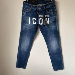 DSQUARED2 ICON Men's Blue Denim Jeans
